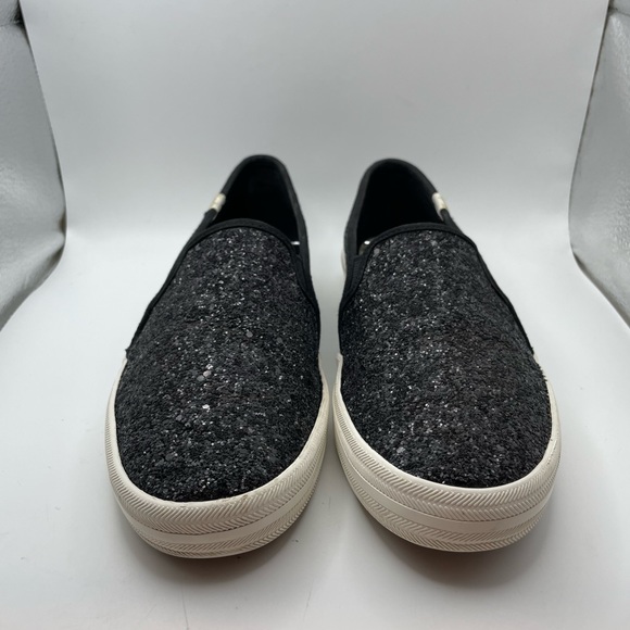 Keds x Kate Spade black sparkly loafers women’s 8 - Picture 4 of 9